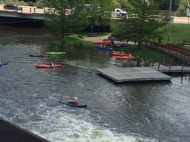 The kayak launch at Fannie Pell Park