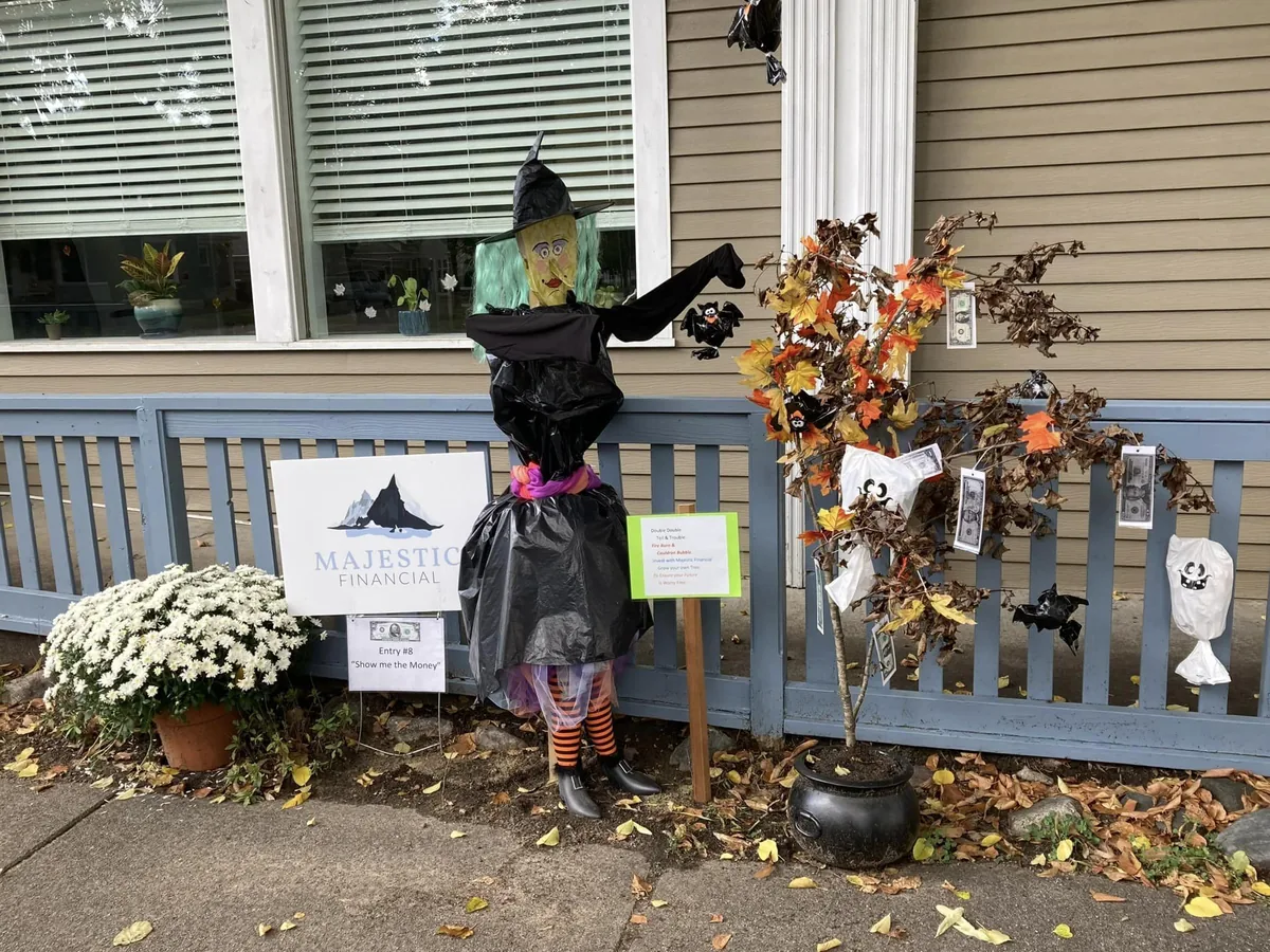 Scarecrow entry by Majestic Financial, 2023